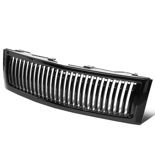 PARRILLA GRILLE - 07-13 CHEVY SILVERADO 1500 - BADGELESS FENCE - BLACK