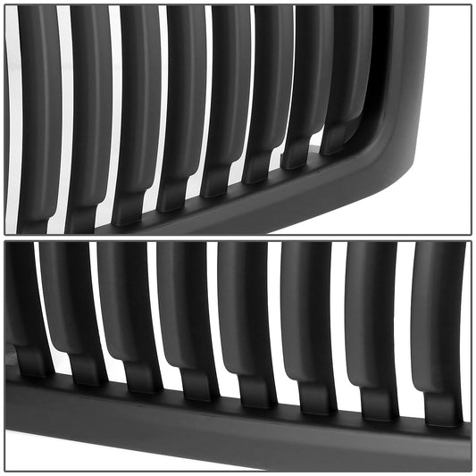 PARRILLA GRILLE - 07-13 CHEVY SILVERADO 1500 - BADGELESS FENCE - MATTE BLACK