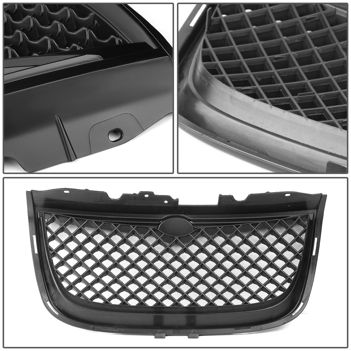 PARRILLA GRILLE - 99-04 CHRYSLER 300 M - DIAMOND MESH STYLE - ABS - BLACK
