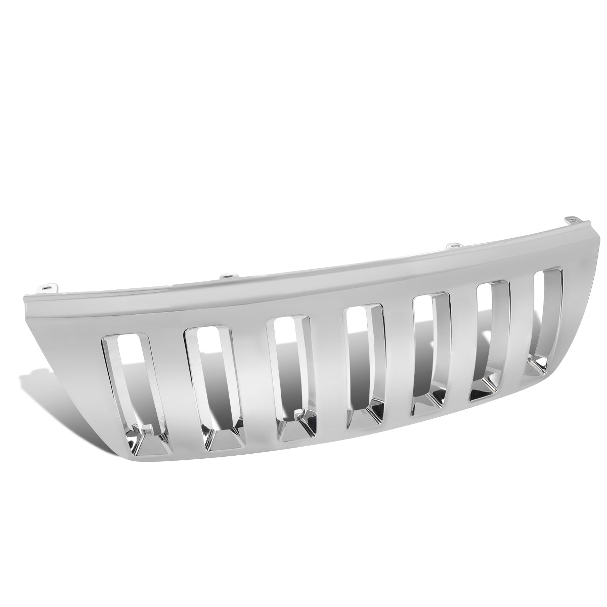 PARRILLA GRILLE - 99-04 JEEP GRAND CHEROKEE - VERTICAL FENCE STYLE - ABS - CHROME