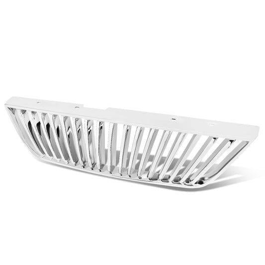PARRILLA GRILLE - 99-04 FORD MUSTANG - VERTICAL FENCE STYLE - ABS - GLOSSY - CHROME