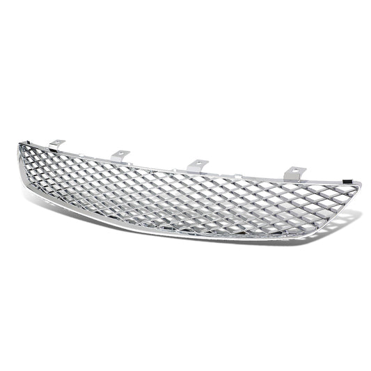PARRILLA GRILLE - 03-05 HONDA CIVIC - DIAMOND MESH STYLE - ABS - CHROME