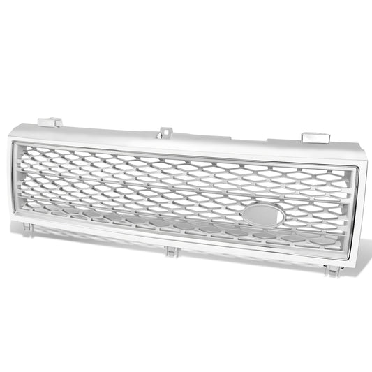 PARRILLA GRILLE - 03-05 RANGE ROVER - HONEYCOMB MESH STYLE - ABS - CHROME - SILVER