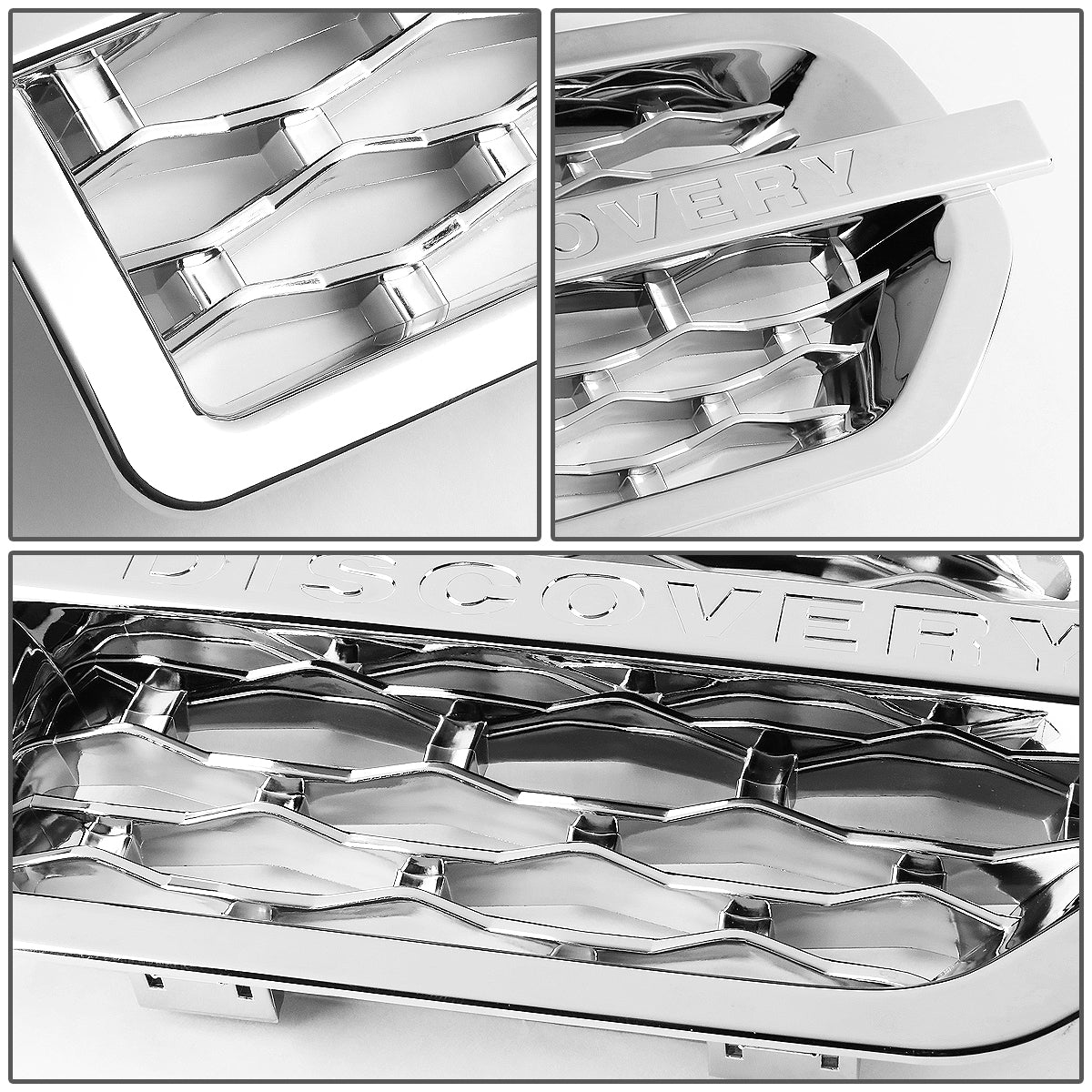 PARRILLA GRILLE - 05-09 LAND ROVER DISCOVERY - HONEYCOMB MESH STYLE - ABS - CHROME