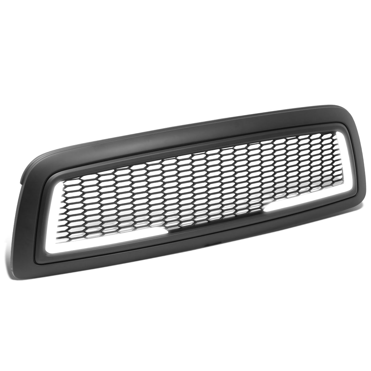 PARRILLA GRILLE - 09-12 DODGE RAM 1500 - HONEYCOMB MESH - W/ LED DRL LIGHT - LED'S REQUIRE WIRING INTO EXISTING LIGHTING - MATTE BLACK