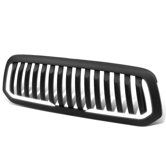 PARRILLA GRILLE - 13-18 DODGE RAM 1500 / 2018 DODGE RAM 1500 CLASSIC - DOES NOT FIT REBEL MODEL - VERTICAL FENCE STYLE - W/ LED DRL LIGHT - LED'S REQUIRE WIRING INTO EXISTING LIGHTING - MATTE BLACK