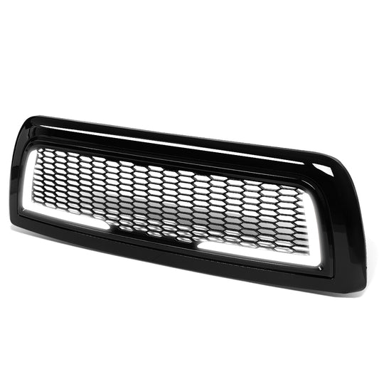 PARRILLA GRILLE - 10-18 DODGE RAM 2500, 3500 - HONEYCOMB MESH - W/ LED DRL LIGHT - LED'S REQUIRE WIRING INTO EXISTING LIGHTING - BLACK
