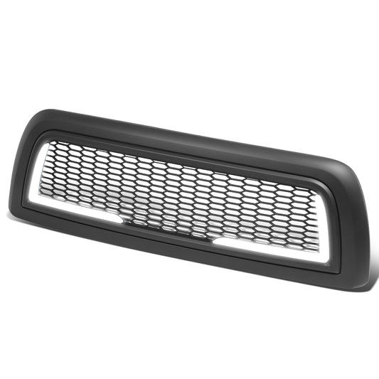 PARRILLA GRILLE - 10-18 DODGE RAM 2500, 3500 - HONEYCOMB MESH - W/ LED DRL LIGHT - LED'S REQUIRE WIRING INTO EXISTING LIGHTING - MATTE BLACK