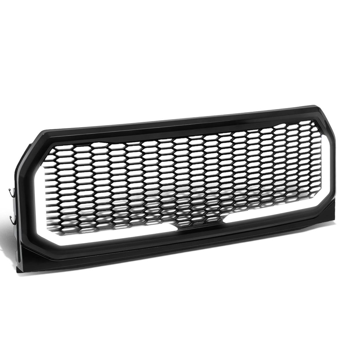 PARRILLA GRILLE - 15-17 FORD F-150 - HONEYCOMB MESH - W/ LED DRL LIGHT - LED'S REQUIRE WIRING INTO EXISTING LIGHTING - BLACK