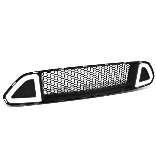 PARRILLA GRILLE - 15-17 FORD MUSTANG - HONEYCOMB MESH - W/ LED DRL LIGHT - BLACK
