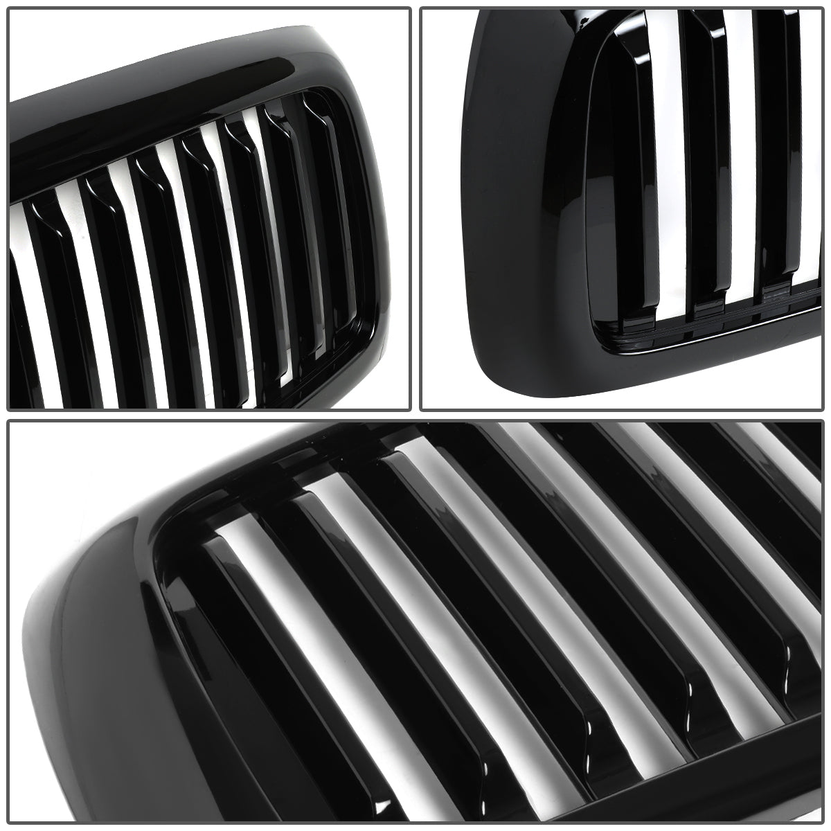 PARRILLA GRILLE - 02-05 DODGE RAM 1500 / 03-05 DODGE RAM 2500, 3500 - VERTICAL FENCE STYLE - BLACK
