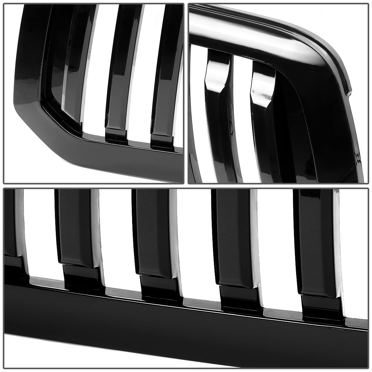 PARRILLA GRILLE - 13-18 DODGE RAM 1500 / 2019 DODGE RAM 1500 CLASSIC - DOES NOT FIT REBEL MODELS - VERTICAL FENCE STYLE - BLACK