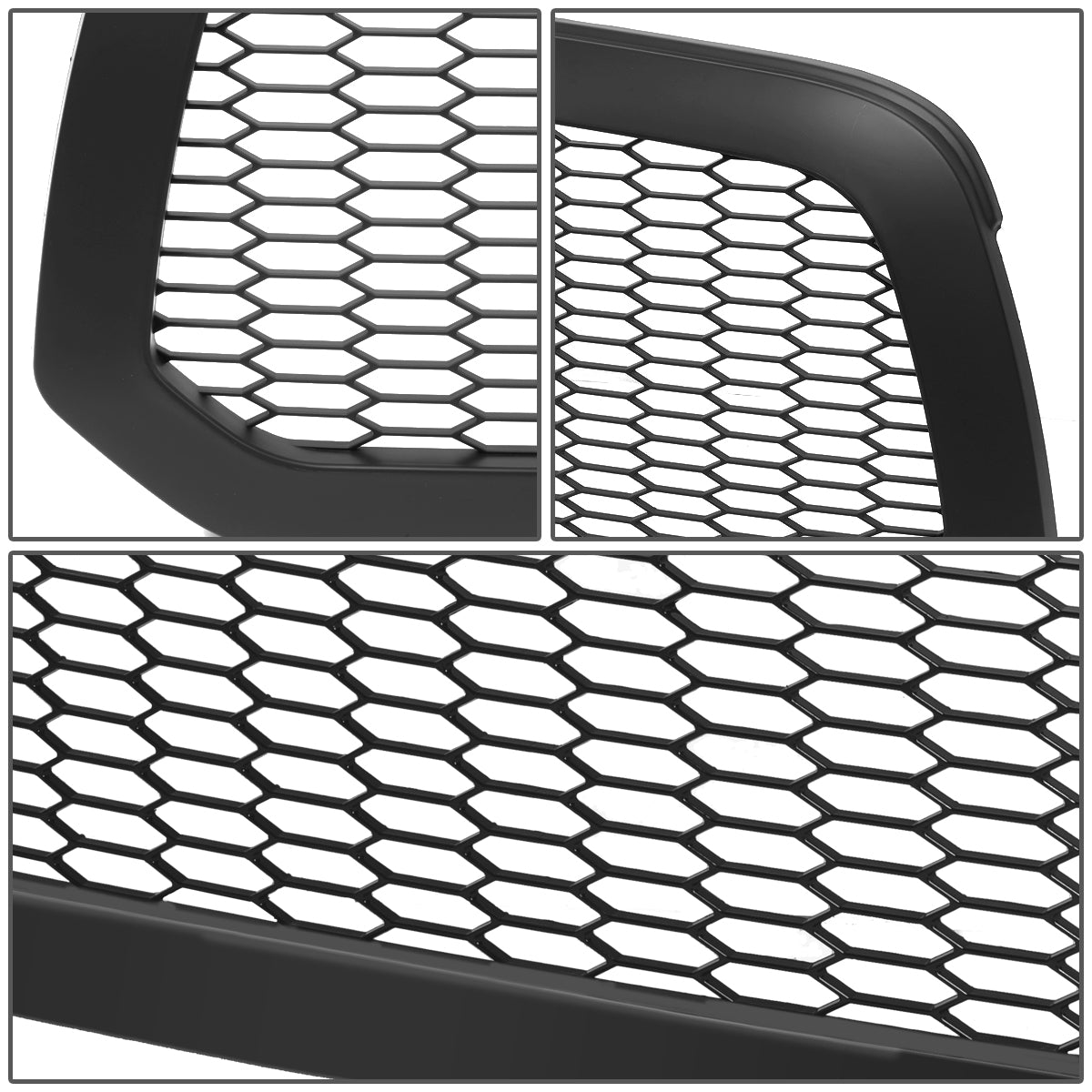 PARRILLA GRILLE - 13-18 DODGE RAM 1500 / 2019 DODGE RAM 1500 CLASSIC - DOES NOT FIT REBEL MODELS - HONEYCOMB MESH - MATTE BLACK