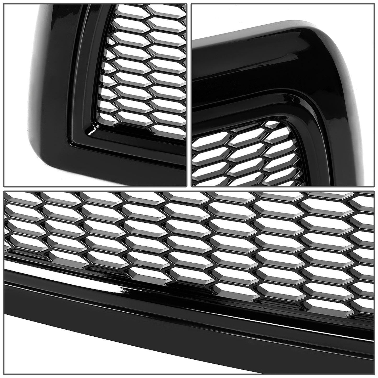 PARRILLA GRILLE - 10-18 DODGE RAM 2500, 3500 - HONEYCOMB MESH - BLACK
