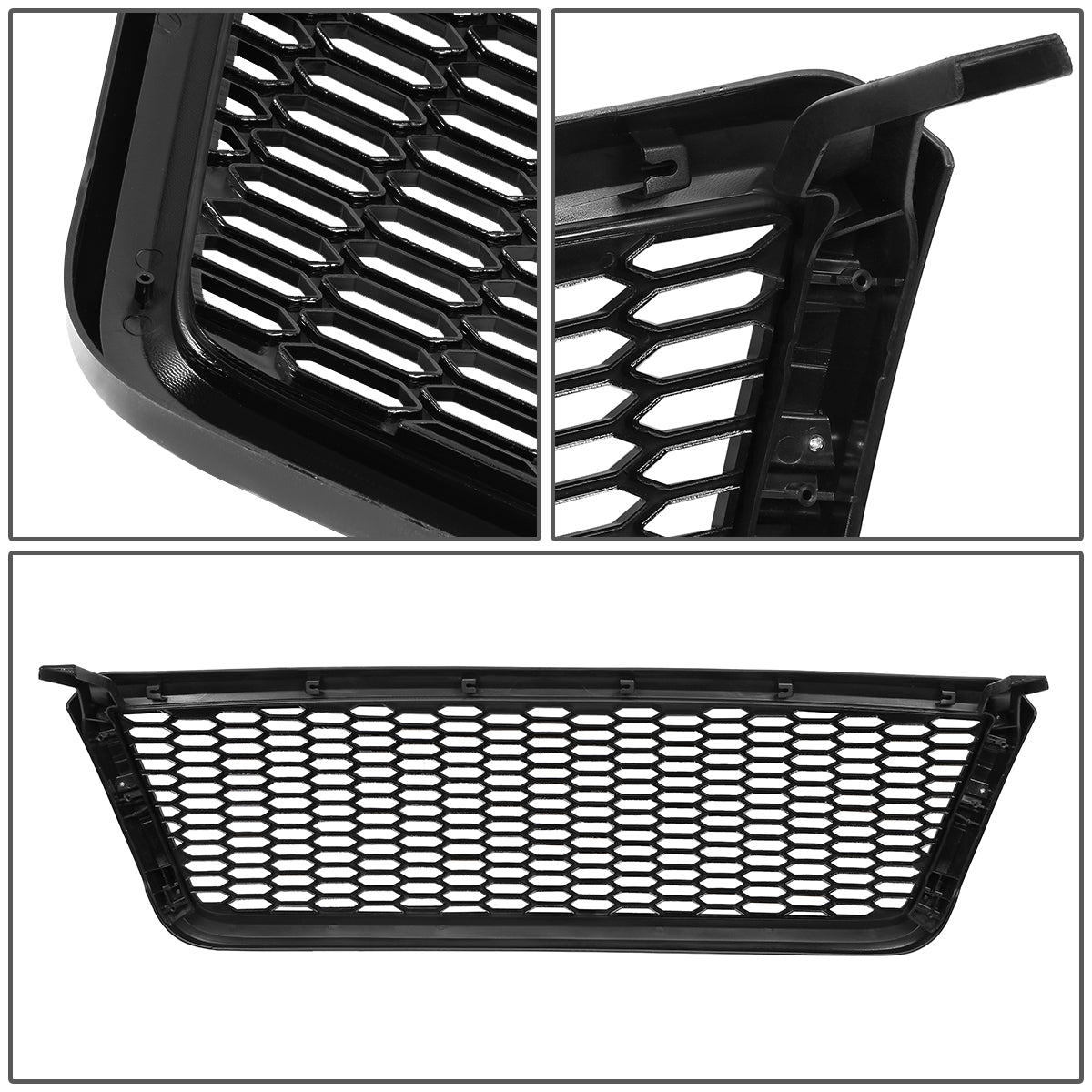 PARRILLA GRILLE - 04-08 FORD F-150 - HONEYCOMB MESH STYLE - BLACK