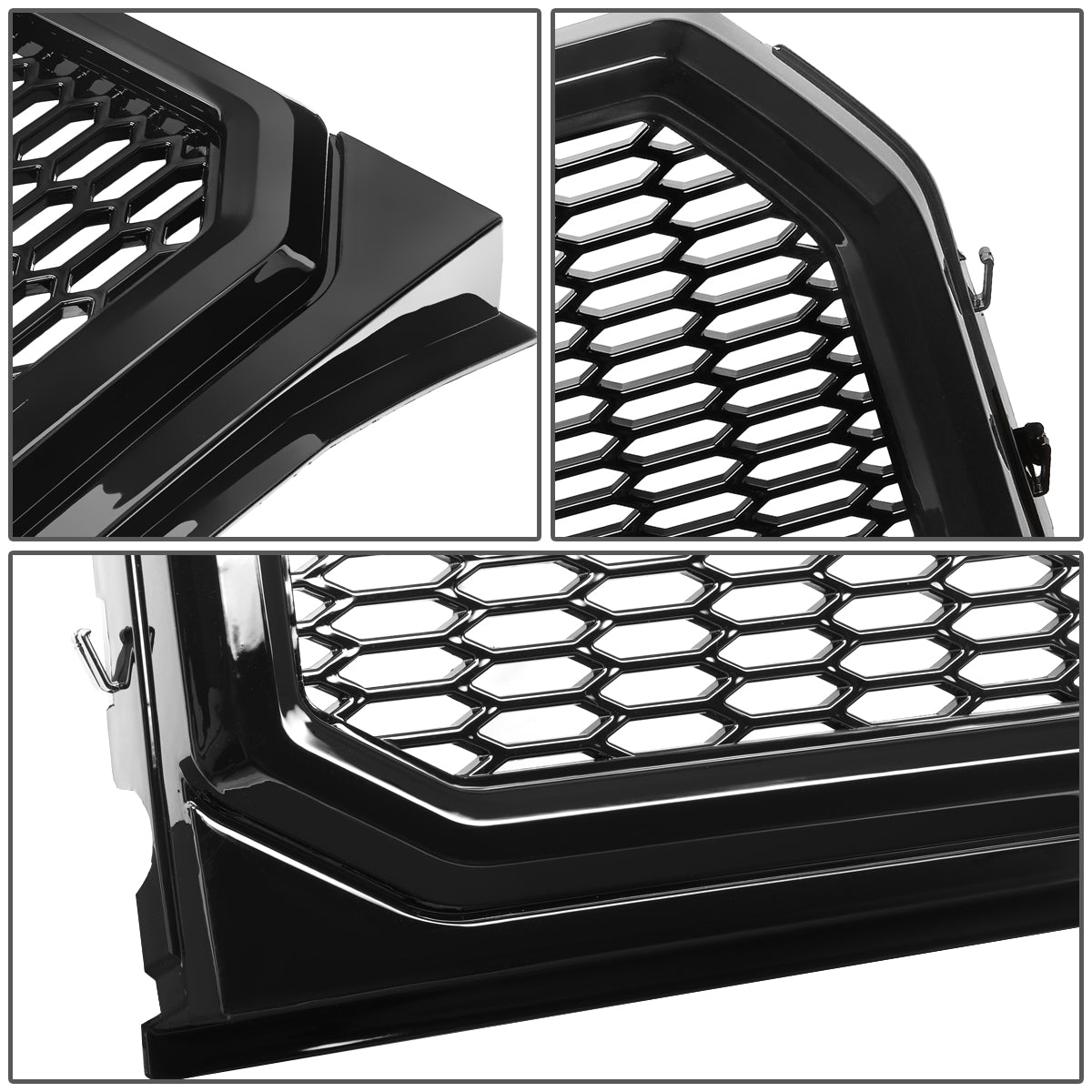 PARRILLA GRILLE - 15-17 FORD F-150 - HONEYCOMB MESH - BLACK