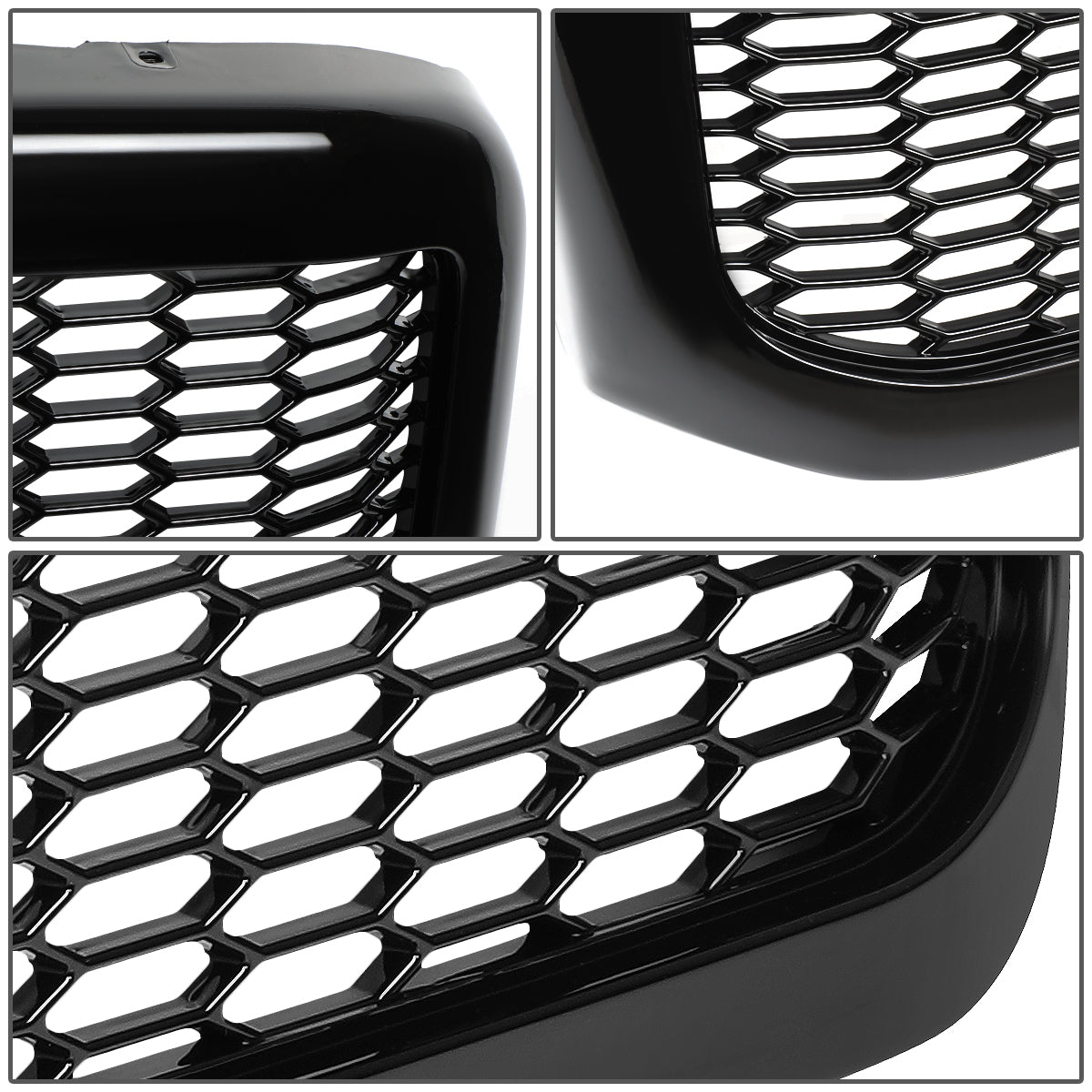 PARRILLA GRILLE - 99-04 FORD F-250, F-350, F-450, F-550 - HONEYCOMB MESH - BLACK
