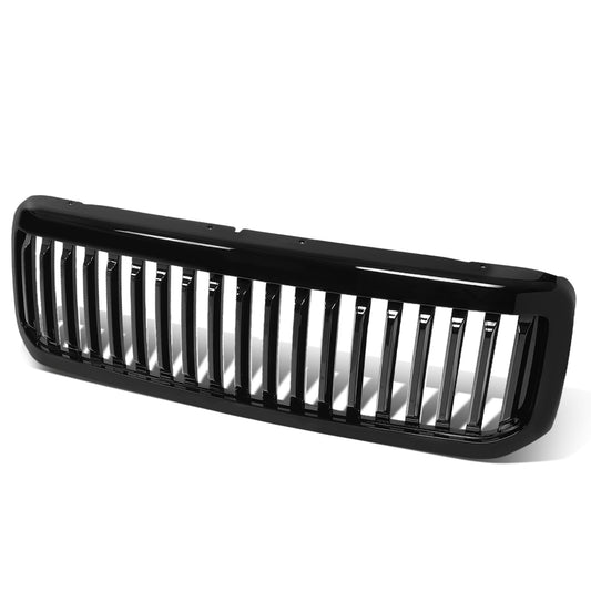 PARRILLA GRILLE - 99-04 FORD F-250, F-350, F-450, F-550 - VERTICAL FENCE STYLE - BLACK