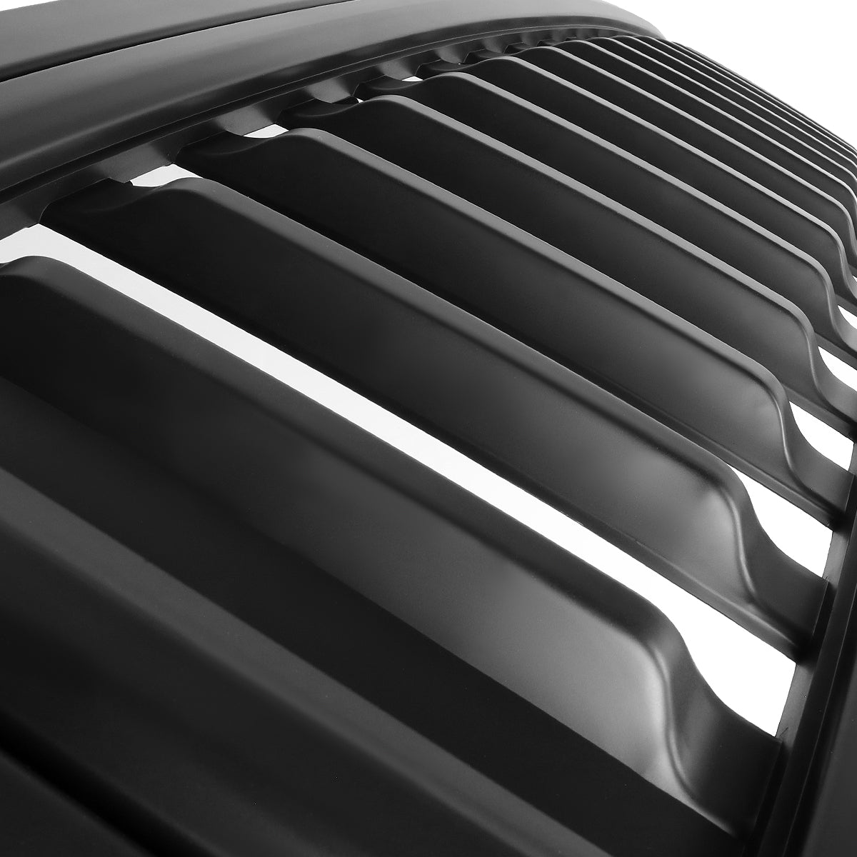 PARRILLA GRILLE - 08-10 FORD F-250, F-350, F-450, F-550 - VERTICAL FENCE STYLE - MATTE BLACK