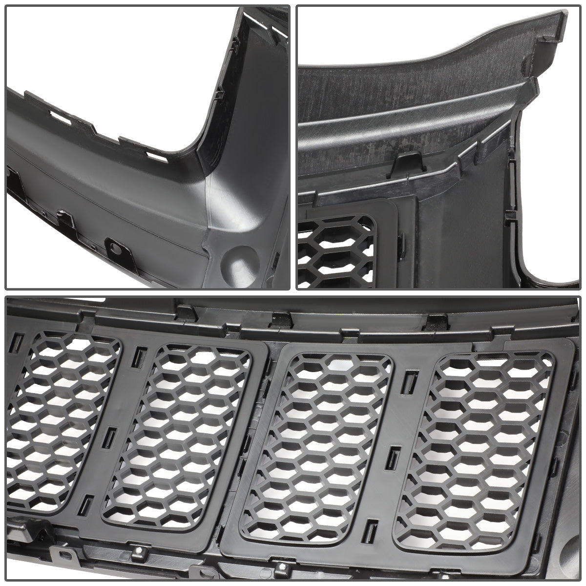 PARRILLA GRILLE - 14-16 JEEP GRAND CHEROKEE - HONEYCOMB MESH - BLACK