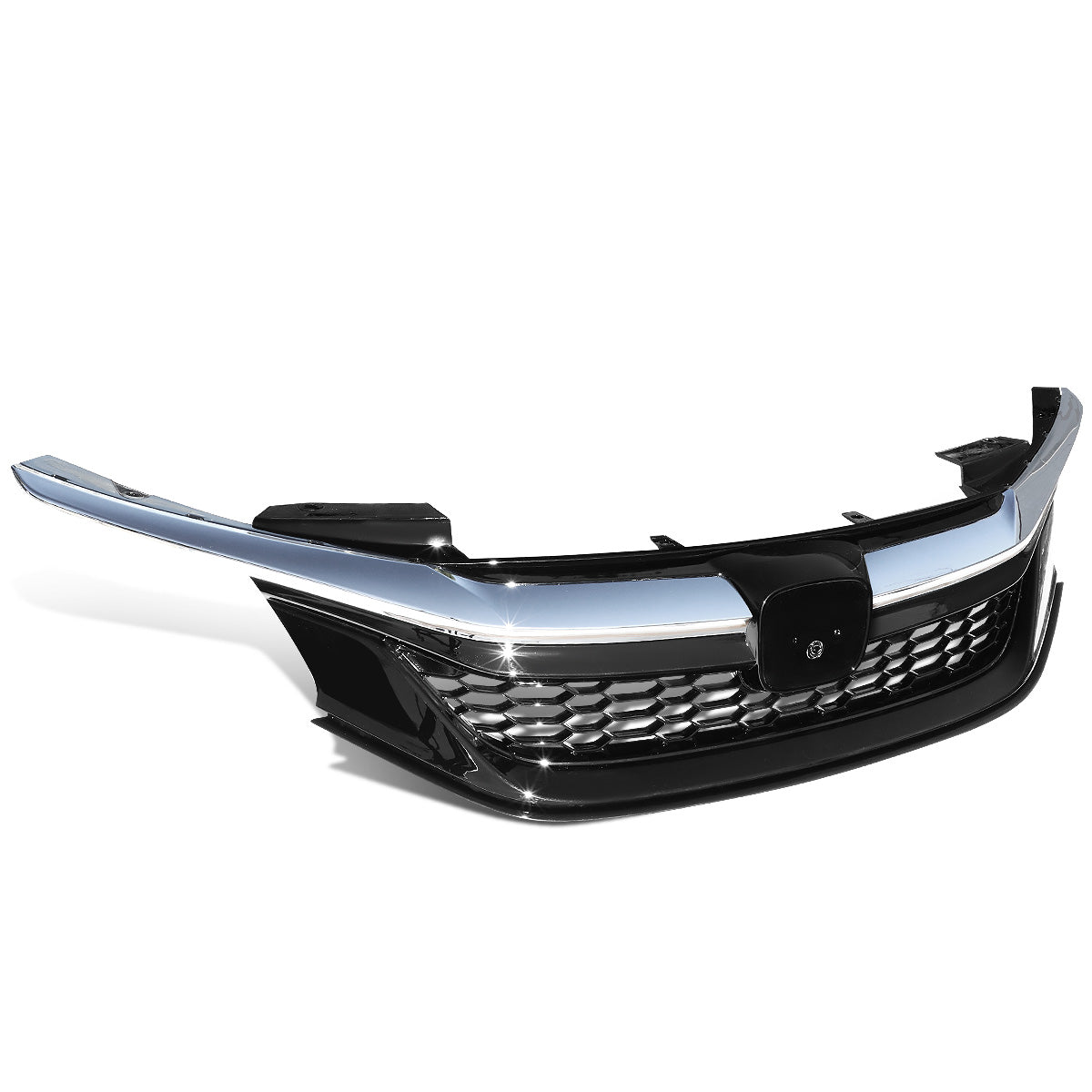 PARRILLA GRILLE - 16-17 HONDA ACCORD 4-DR - HONEYCOMB MESH - BLACK / CHROME TRIM