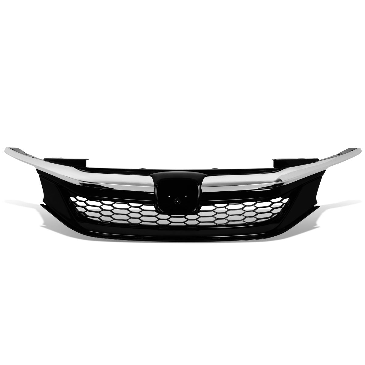 PARRILLA GRILLE - 16-17 HONDA ACCORD 4-DR - HONEYCOMB MESH - BLACK / CHROME TRIM