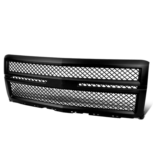 PARRILLA GRILLE - 14-15 CHEVY SILVERADO 1500 - DIAMOND MESH STYLE - FRONT UPPER - ABS - BLACK