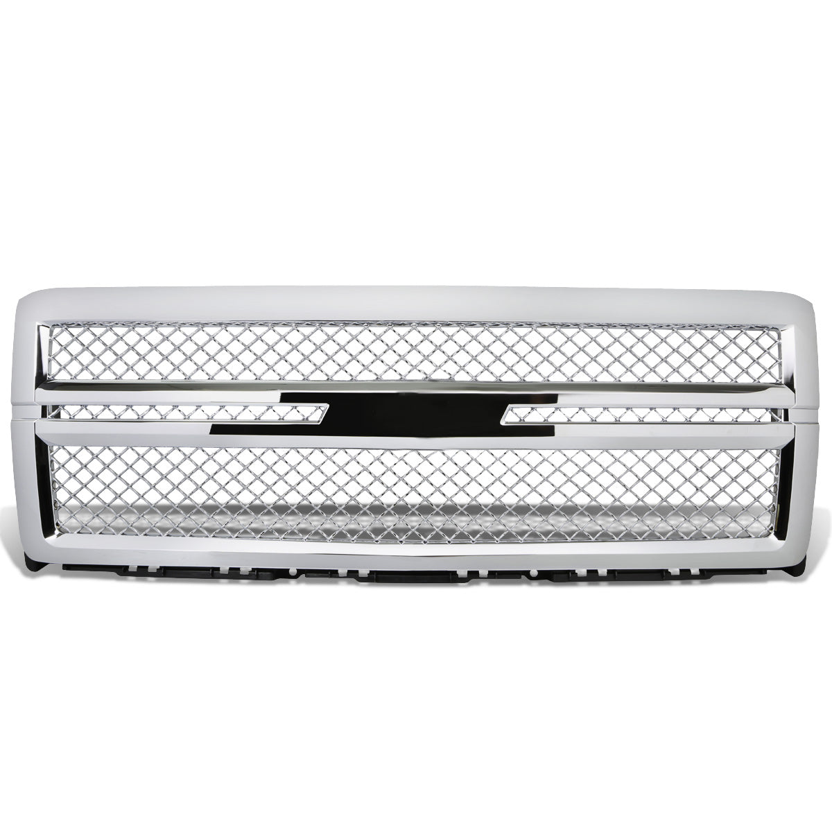 PARRILLA GRILLE - 14-15 CHEVY SILVERADO 1500 - DIAMOND MESH STYLE - FRONT UPPER - ABS - CHROME