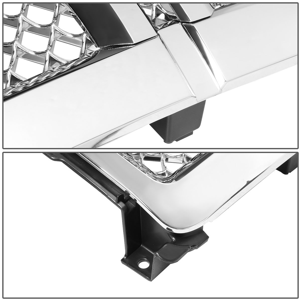 PARRILLA GRILLE - 14-15 CHEVY SILVERADO 1500 - DIAMOND MESH STYLE - FRONT UPPER - ABS - CHROME