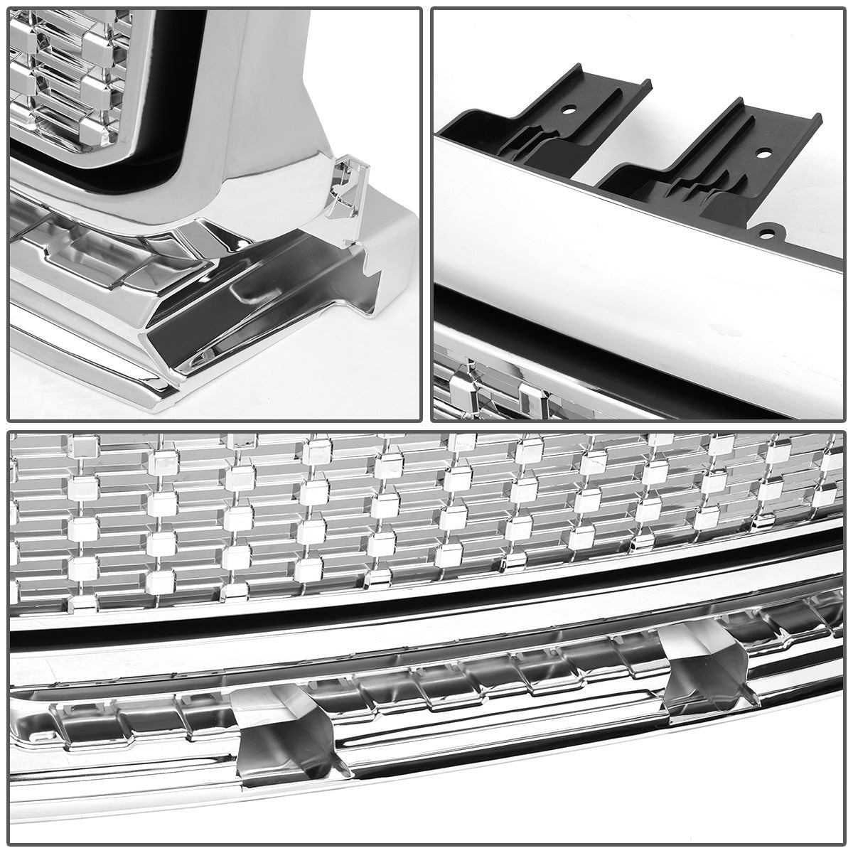 PARRILLA GRILLE - 16-17 GMC CANYON - DENALI STYLE - CHROME