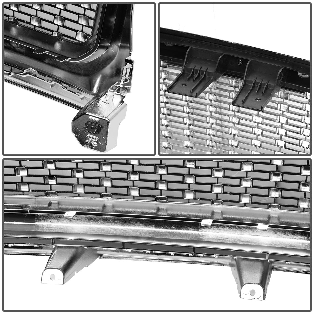 PARRILLA GRILLE - 16-17 GMC CANYON - DENALI STYLE - CHROME