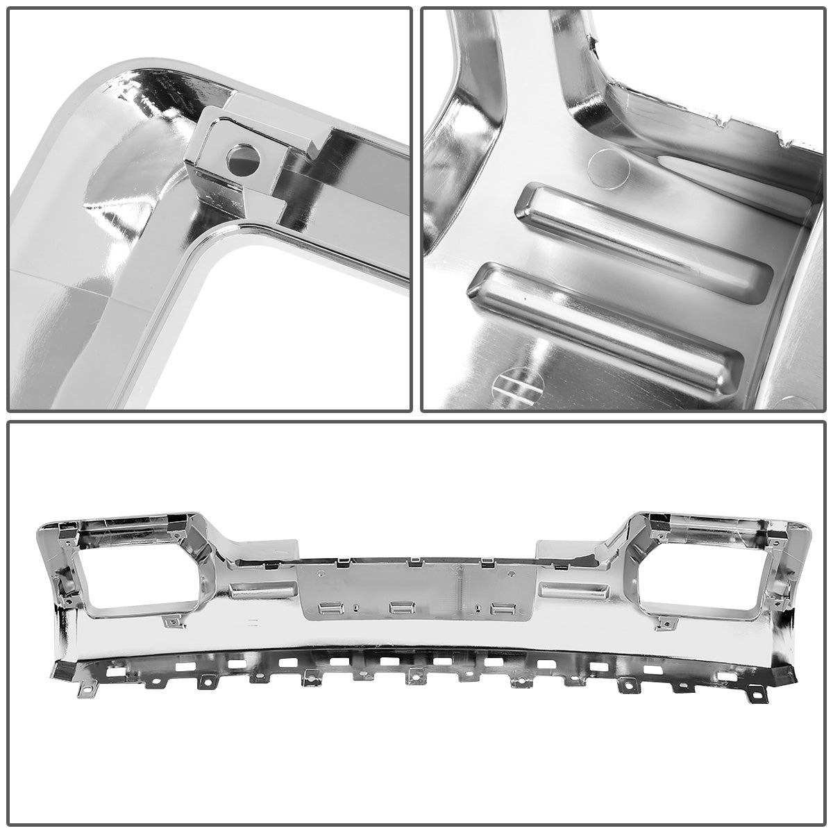 PARRILLA FRONT LOWER GRILLE - 14-15 GMC SIERRA 1500 - DENALI STYLE - CHROME