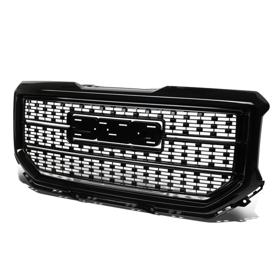 PARRILLA GRILLE - 16-18 GMC SIERRA 1500 - DENALI STYLE - BLACK
