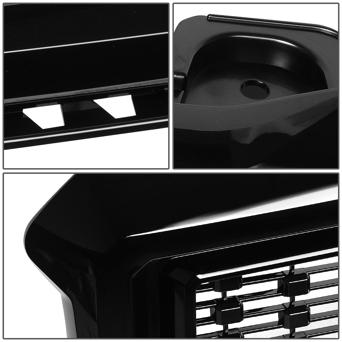 PARRILLA GRILLE - 16-18 GMC SIERRA 1500 - DENALI STYLE - BLACK