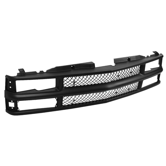 PARRILLA GRILLE - 94 CHEVY BLAZER / 94-99 CHEVY C1500, C2500, K1500, K2500 SUBURBAN / 94-00 CHEVY C2500, C3500, K2500, K3500 / 95-00 CHEVY TAHOE - DIAMOND MESH - BLACK