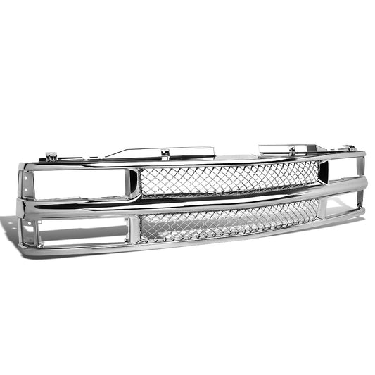 PARRILLA GRILLE - 94 CHEVY BLAZER / 94-99 CHEVY C1500, C2500, K1500, K2500 SUBURBAN / 94-00 CHEVY C2500, C3500, K2500, K3500 / 95-00 CHEVY TAHOE - DIAMOND MESH - CHROME