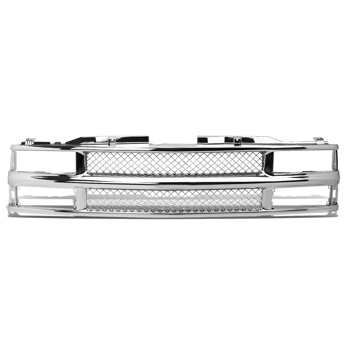 PARRILLA GRILLE - 94 CHEVY BLAZER / 94-99 CHEVY C1500, C2500, K1500, K2500 SUBURBAN / 94-00 CHEVY C2500, C3500, K2500, K3500 / 95-00 CHEVY TAHOE - DIAMOND MESH - CHROME