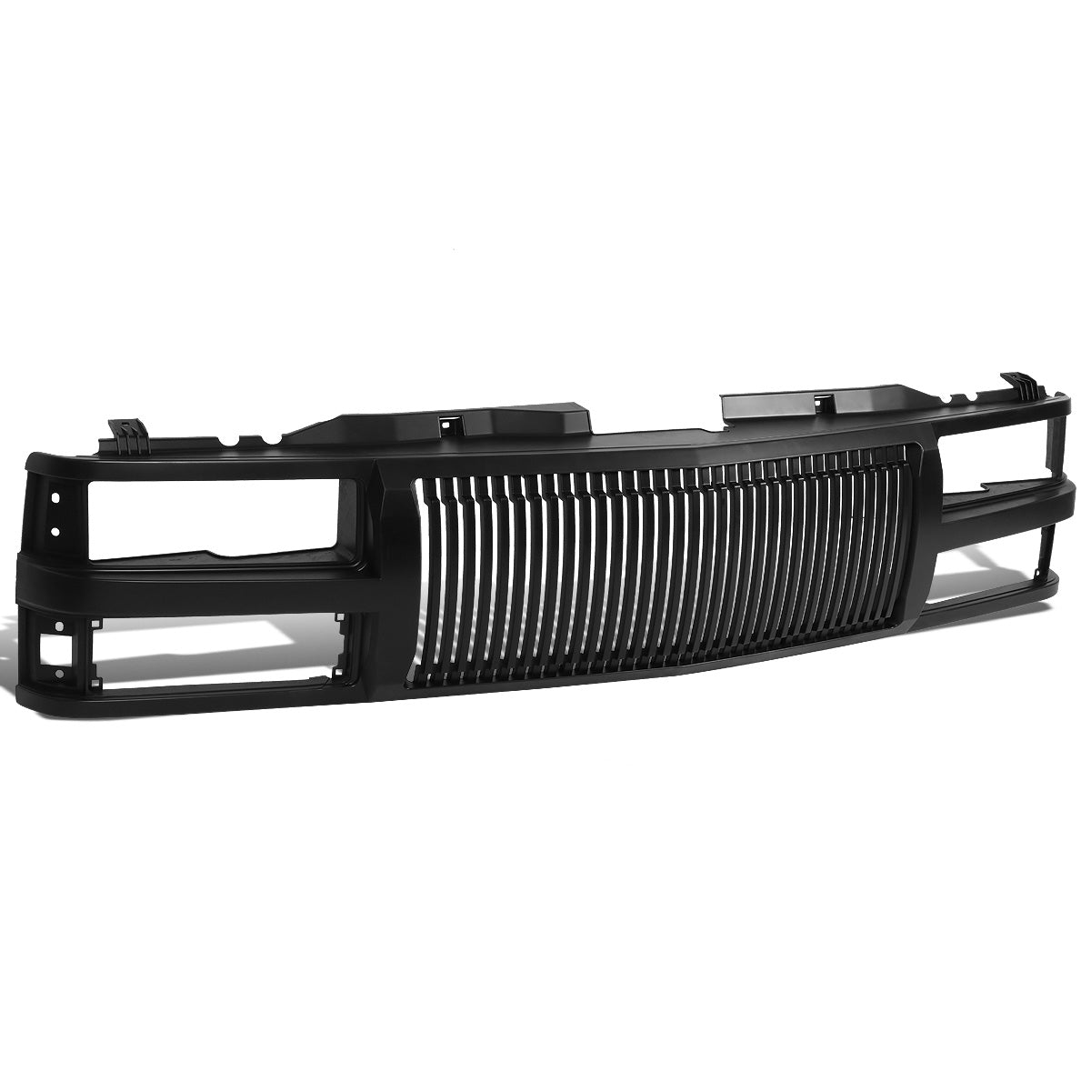PARRILLA GRILLE - 94-98 CHEVY C1500, K1500 / 94-00 CHEVY C2500, C3500 , K2500, K3500 / 94-99 CHEVY SUBURBAN C1500, C2500, K1500, K2500 / 94 CHEVY BLAZER / 95-99 CHEVY TAHOE / 2000 CHEVY TAHOE - VERTICAL FENCE STYLE - ABS - BLACK