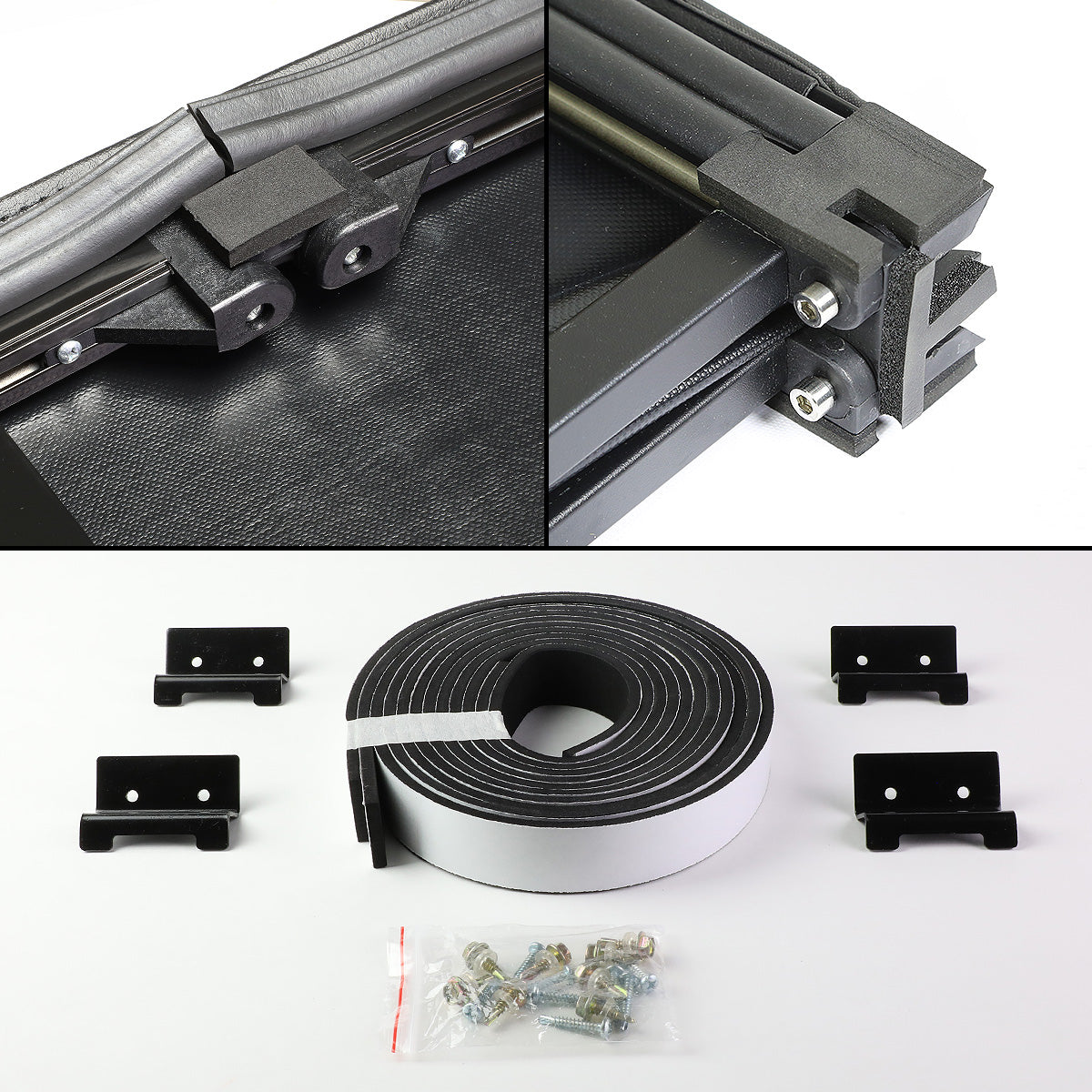 TAPA DE CAJA CAJUELA TONNEAU COVER - TRI-FOLD - 02-16 DODGE RAM 1500-3500 - 8' BED