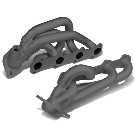 HEADERS BLACK - 04-08 FORD F-150 F150 XL/XLT/STX 4.6L V8 PICKUP