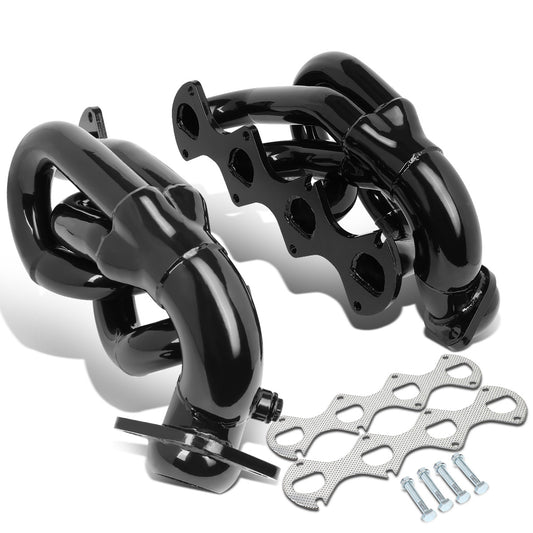 HEADERS BLACK - 05-10 MUSTANG GT/SHELBY 4.6L 281 V8 - SHORTY HEADERS
