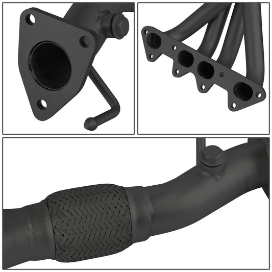 HEADERS BLACK - 98-02 HONDA ACCORD 2.3L F23 4CYL CG1 CG2