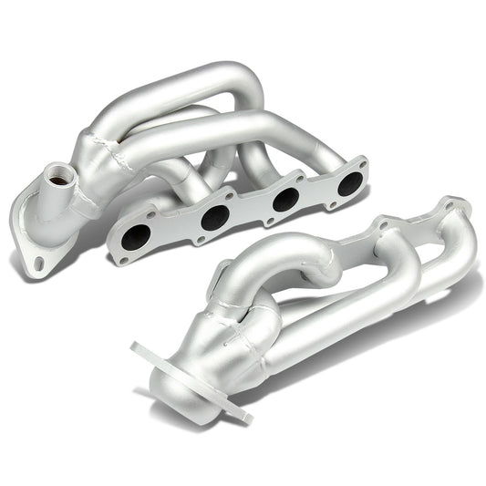 HEADERS SILVER - 04-08 FORD F-150 F150 XL/XLT/STX 4.6L V8 PICKUP