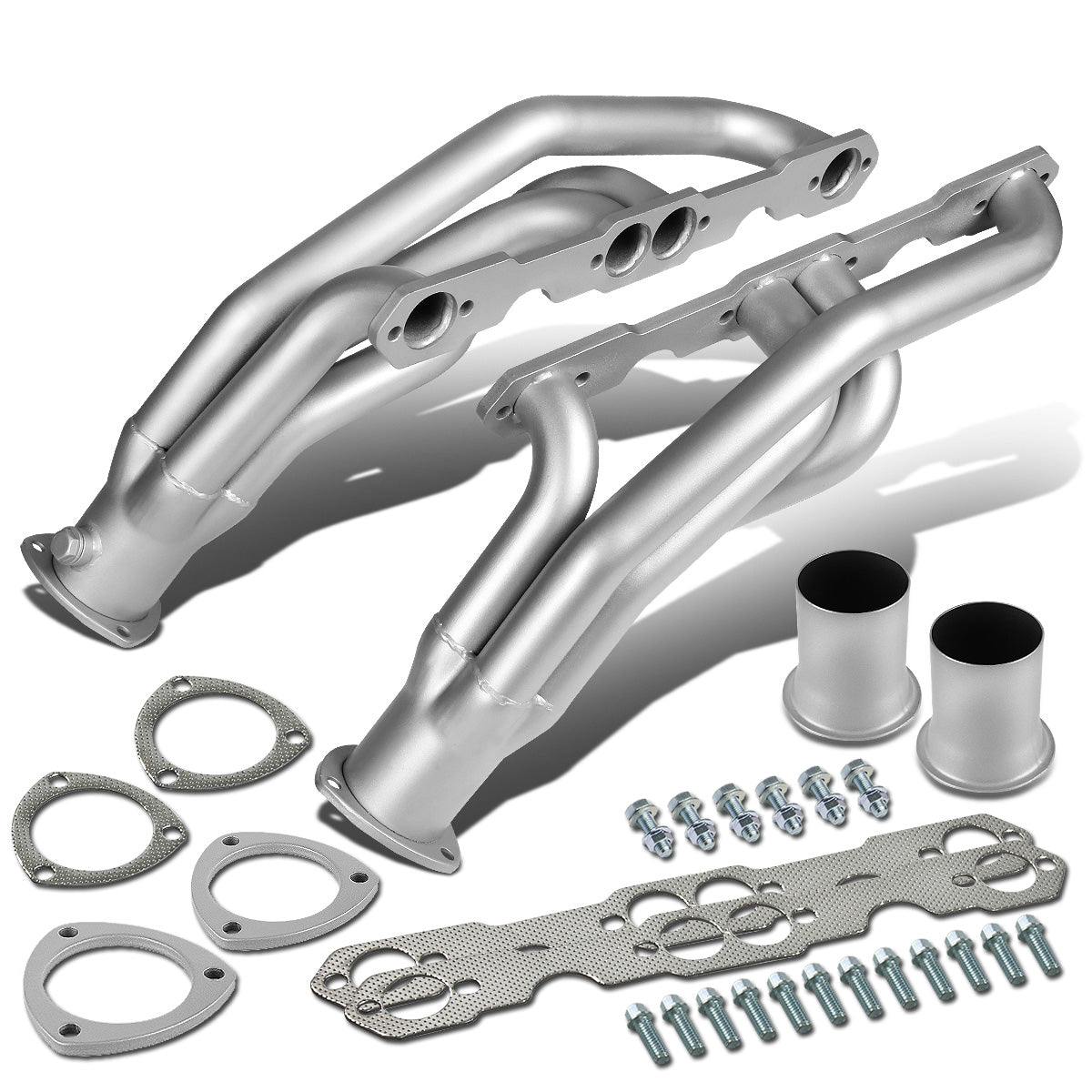 HEADERS SILVER - 88-97 CHEVY/GMC PICK-UP/SUBURBAN/YUKON 5.0L/5.7L