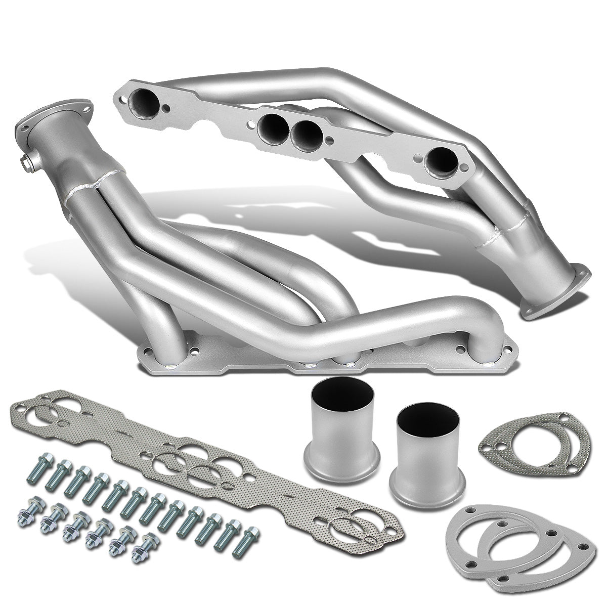 HEADERS SILVER - 88-97 CHEVY/GMC PICK-UP/SUBURBAN/YUKON 5.0L/5.7L