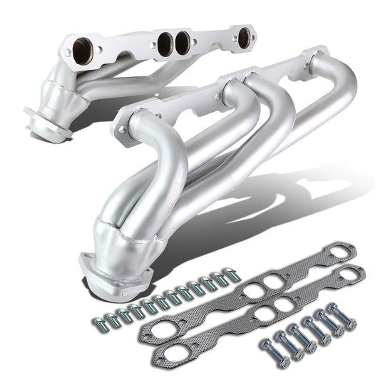 HEADERS SILVER - 88-97 CHEVY/GMC PICK-UP/SUBURBAN/YUKON 5.0/5.7 - TYPE-2