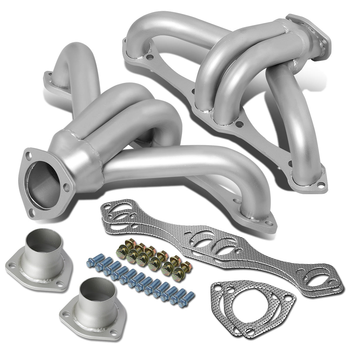 HEADERS SILVER - 70-96 CHEVY SMALL BLOCK HUGGER SBC 283/305/327/350/400