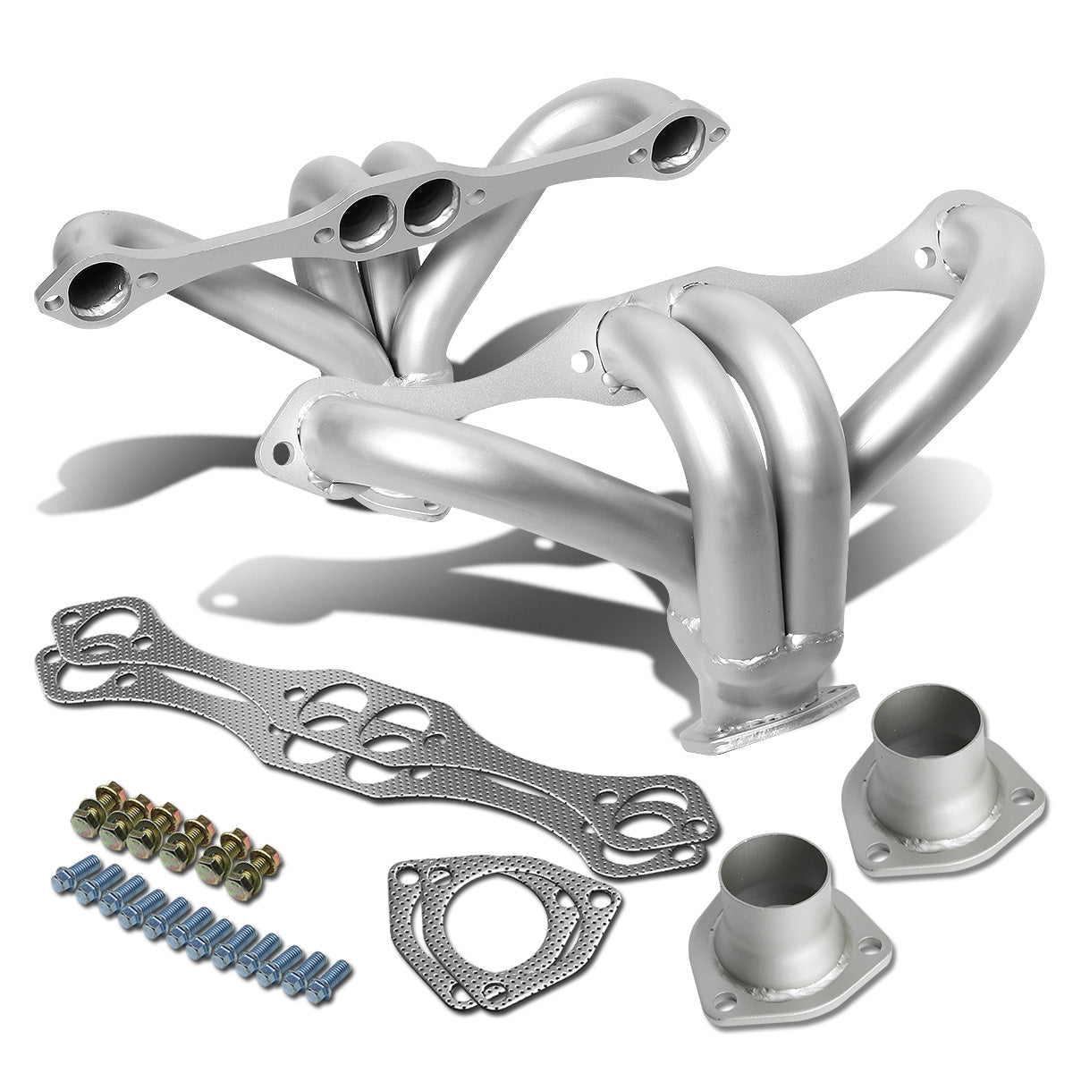 HEADERS SILVER - 70-96 CHEVY SMALL BLOCK HUGGER SBC 283/305/327/350/400
