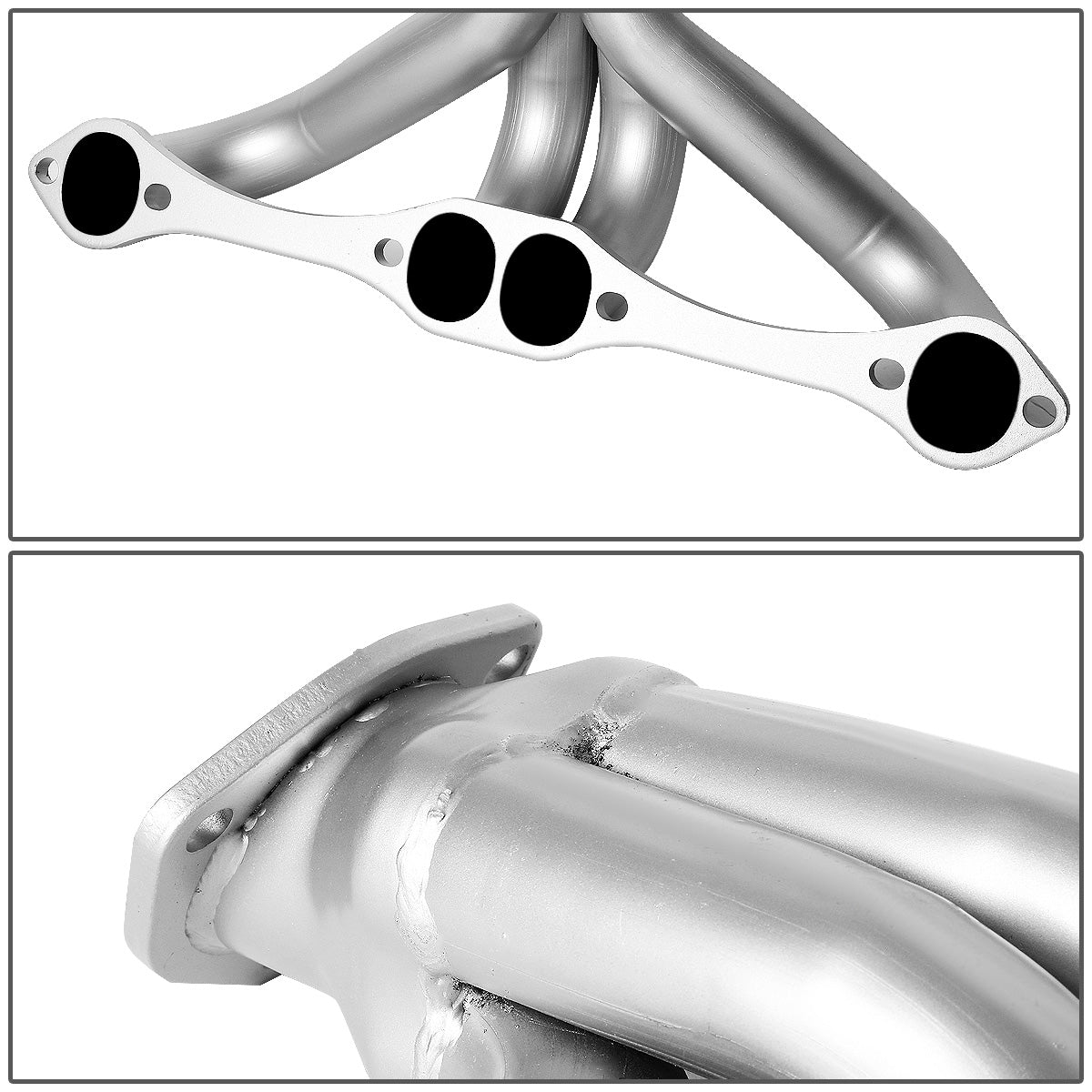 HEADERS SILVER - 70-96 CHEVY SMALL BLOCK HUGGER SBC 283/305/327/350/400