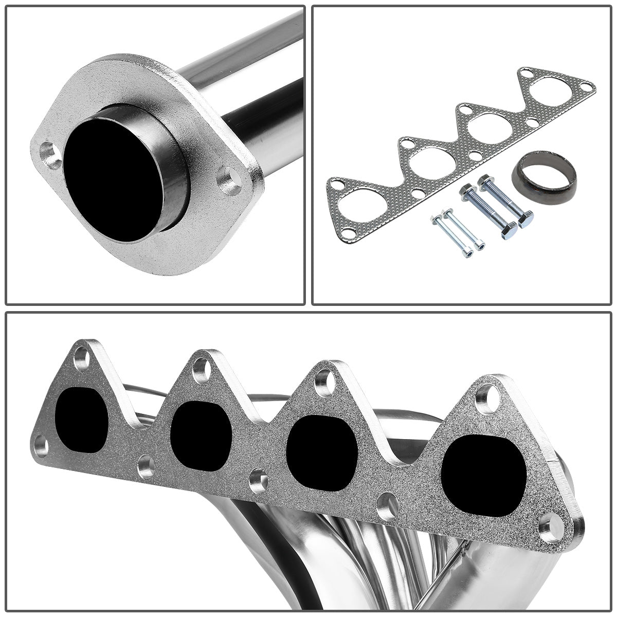 HEADERS STAINLESS STEEL - 90-91 ACURA INTEGRA 1.8 LS GS RS - 4-1 STYLE